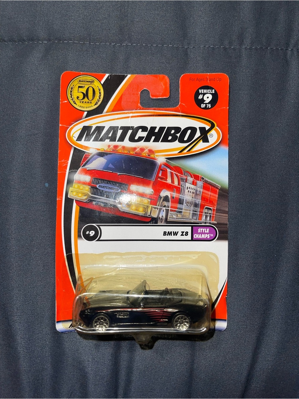 Matchbox BMW Z8 Die-Cast Toy Car - Black & Red Collectible